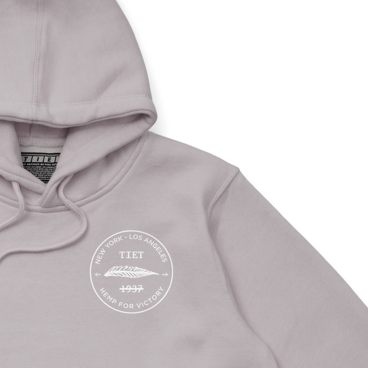 1̶9̶3̶7̶ STORY HEMP HOODIE - WARM GREY